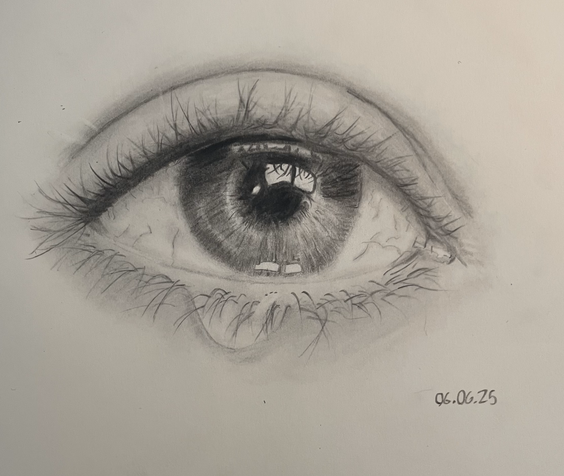 hyperrealistic eye (i would say)
